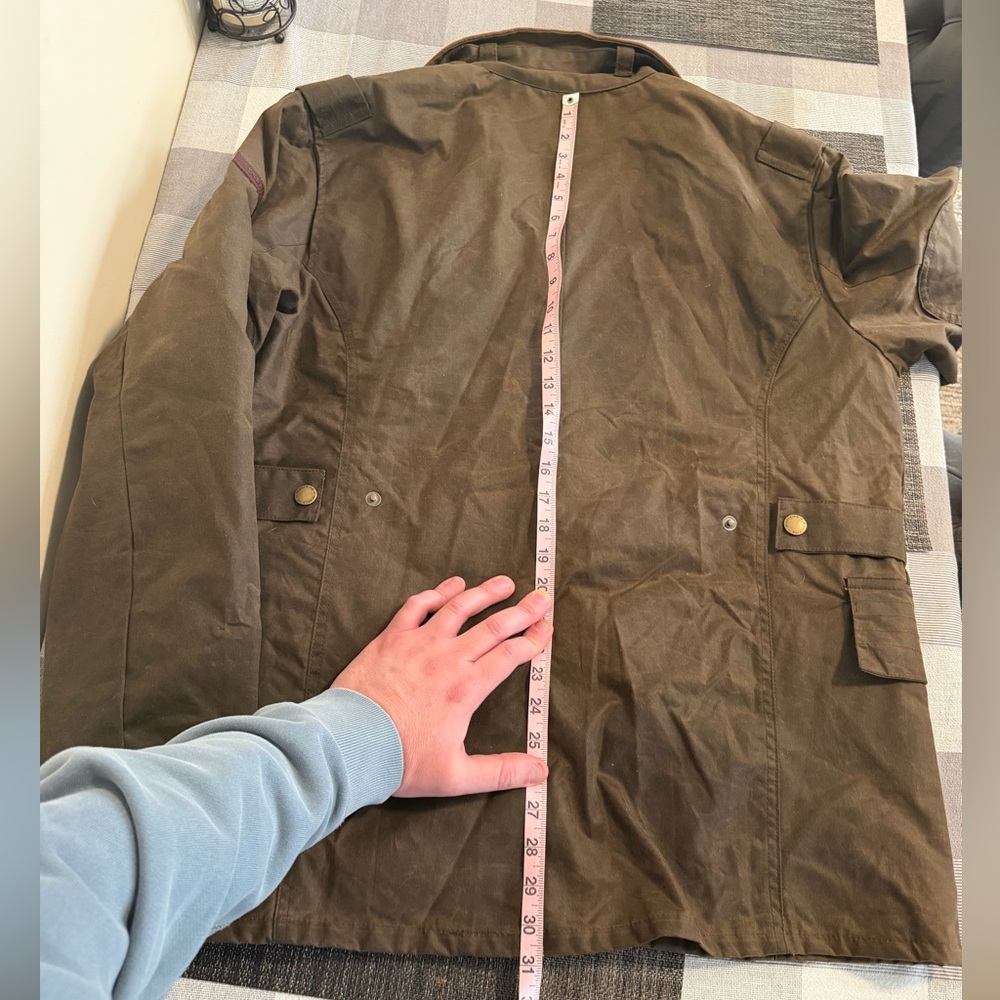 PEREGRINE Bexley Brown Waxed Cotton Jacket NWT XXL (fits Like L/XL) Made In UK - Picture 13 of 16
